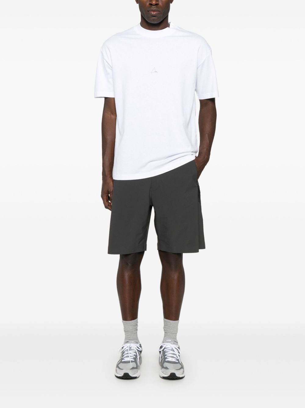 T-shirt con logo in bianco Roa - uomo 
