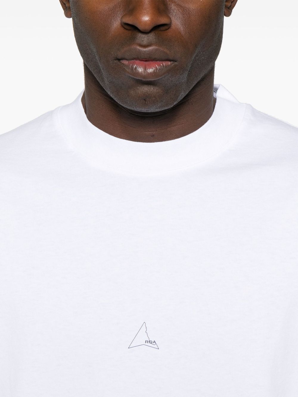 T-shirt con logo in bianco Roa - uomo 
