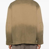T-shirt con fantasia tie dye in marrone ROA x And Wander - uomo 