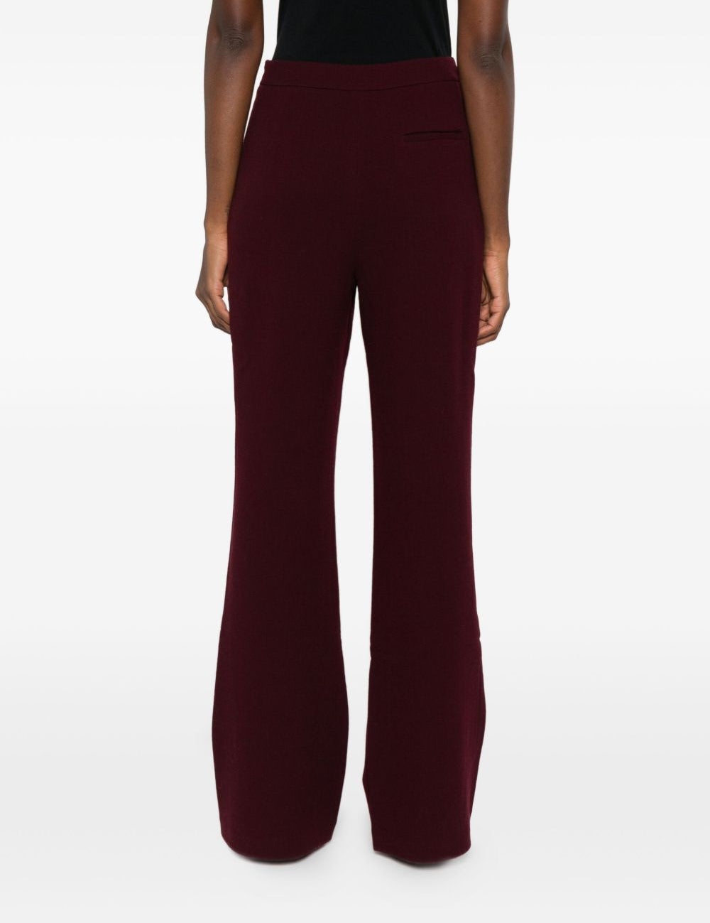 Pantaloni svasati in borgogna Roland Mouret - donna 