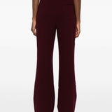 Pantaloni svasati in borgogna Roland Mouret - donna 