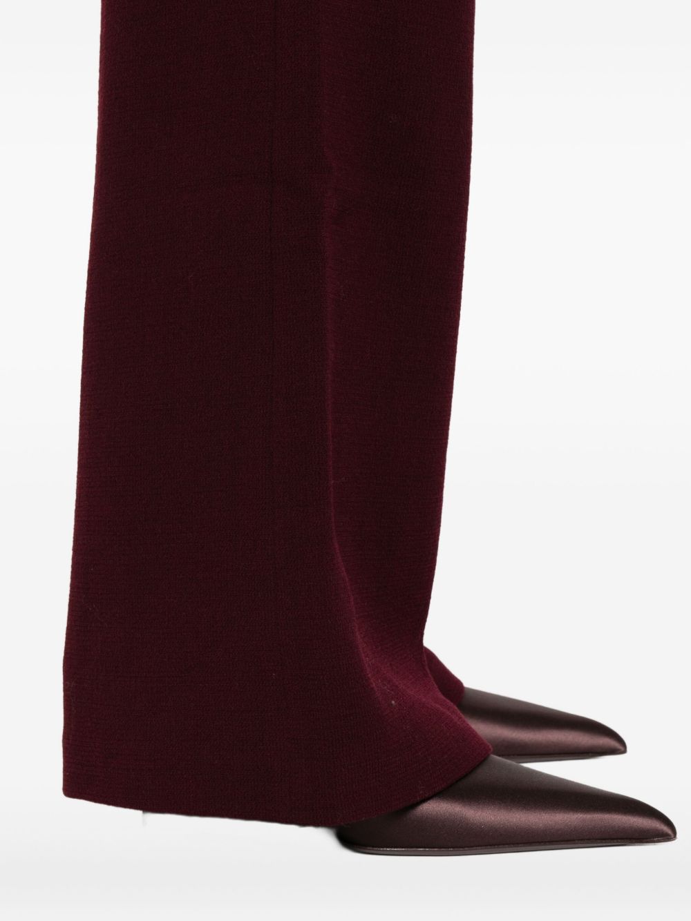 Pantaloni svasati in borgogna Roland Mouret - donna 