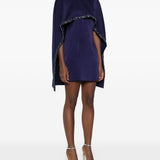 Abito con mantella in blu Roland Mouret - donna 