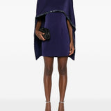 Abito con mantella in blu Roland Mouret - donna 