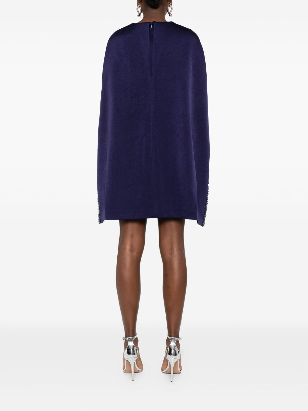Abito con mantella in blu Roland Mouret - donna 