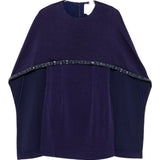 Abito con mantella in blu Roland Mouret - donna 