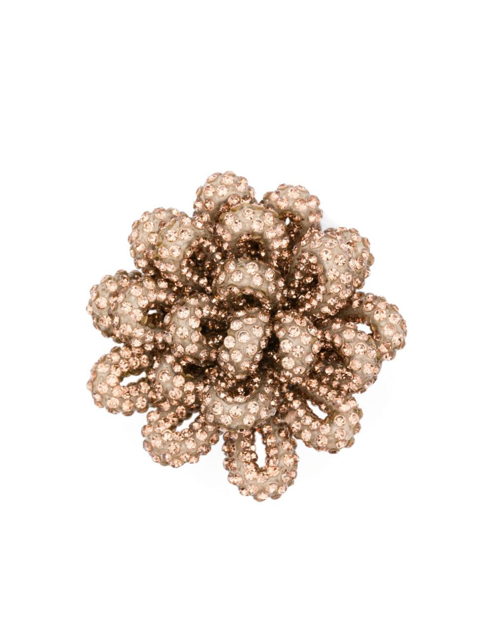 Orecchini con fiori decorati in oro e rame Rosantica - donna 