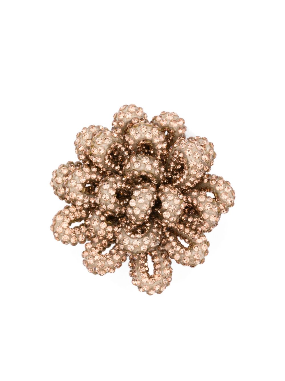 Orecchini con fiori decorati in oro e rame Rosantica - donna 