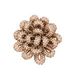 Orecchini con fiori decorati in oro e rame Rosantica - donna 