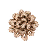 Orecchini con fiori decorati in oro e rame Rosantica - donna 