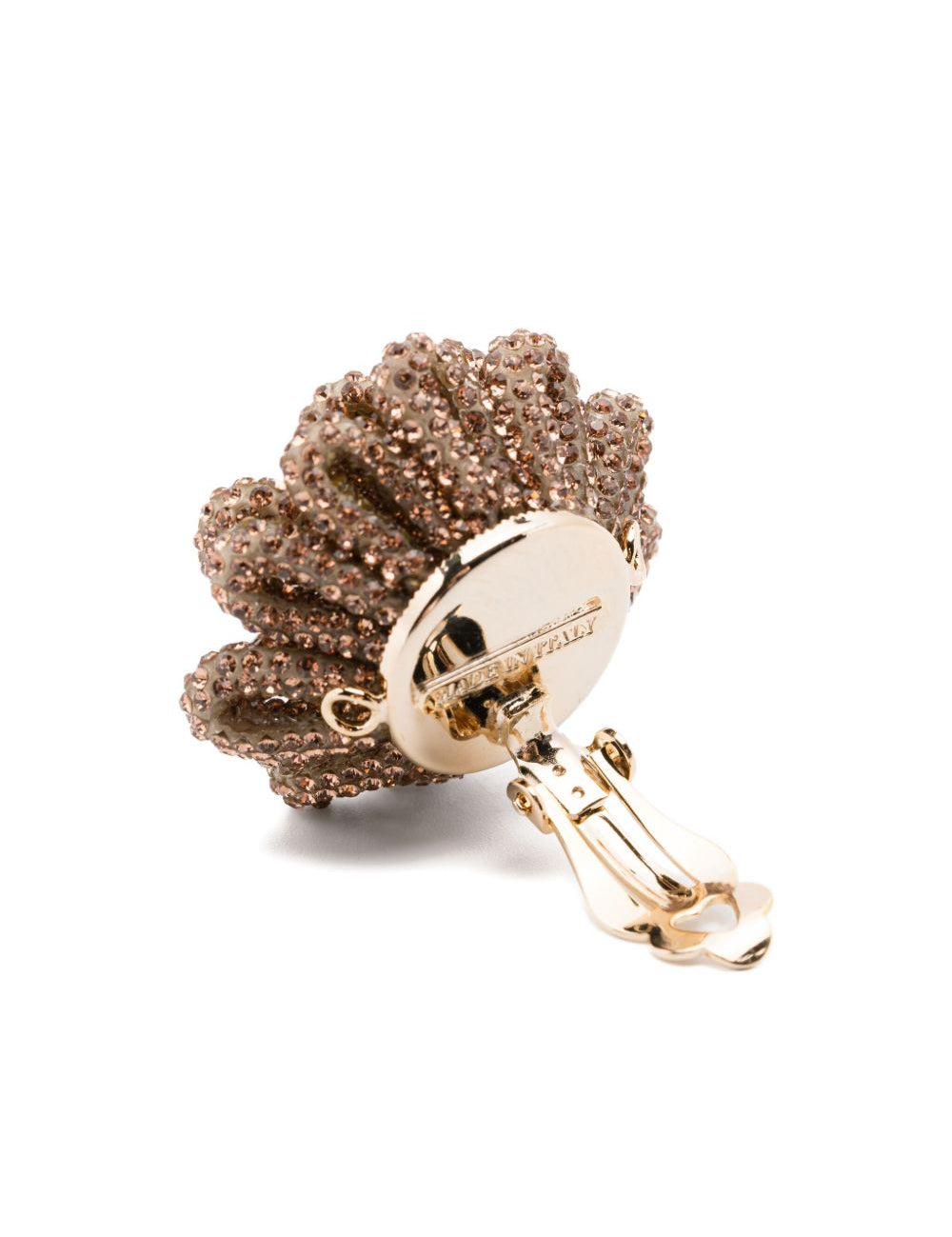Orecchini con fiori decorati in oro e rame Rosantica - donna 