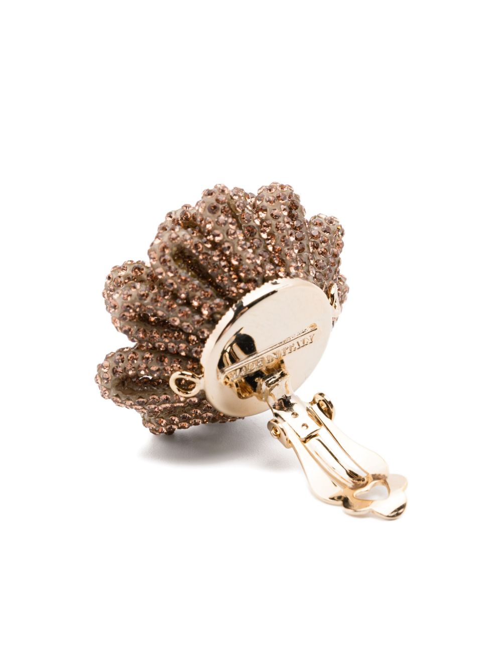 Orecchini con fiori decorati in oro e rame Rosantica - donna 