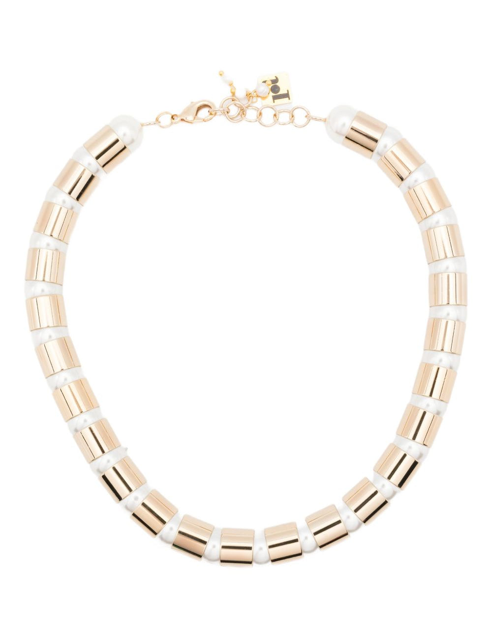 Collana con barretta bicolore in oro Rosantica - donna 