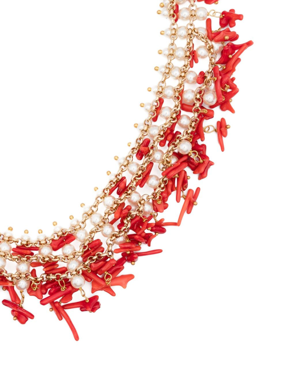 Collana decorata in rosso Rosantica - donna 