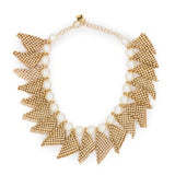 Collana frizz con perline in oro Rosantica - donna 