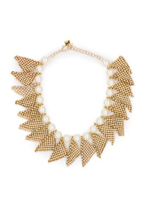 Collana frizz con perline in oro Rosantica - donna 