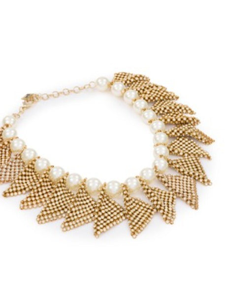 Collana frizz con perline in oro Rosantica - donna 