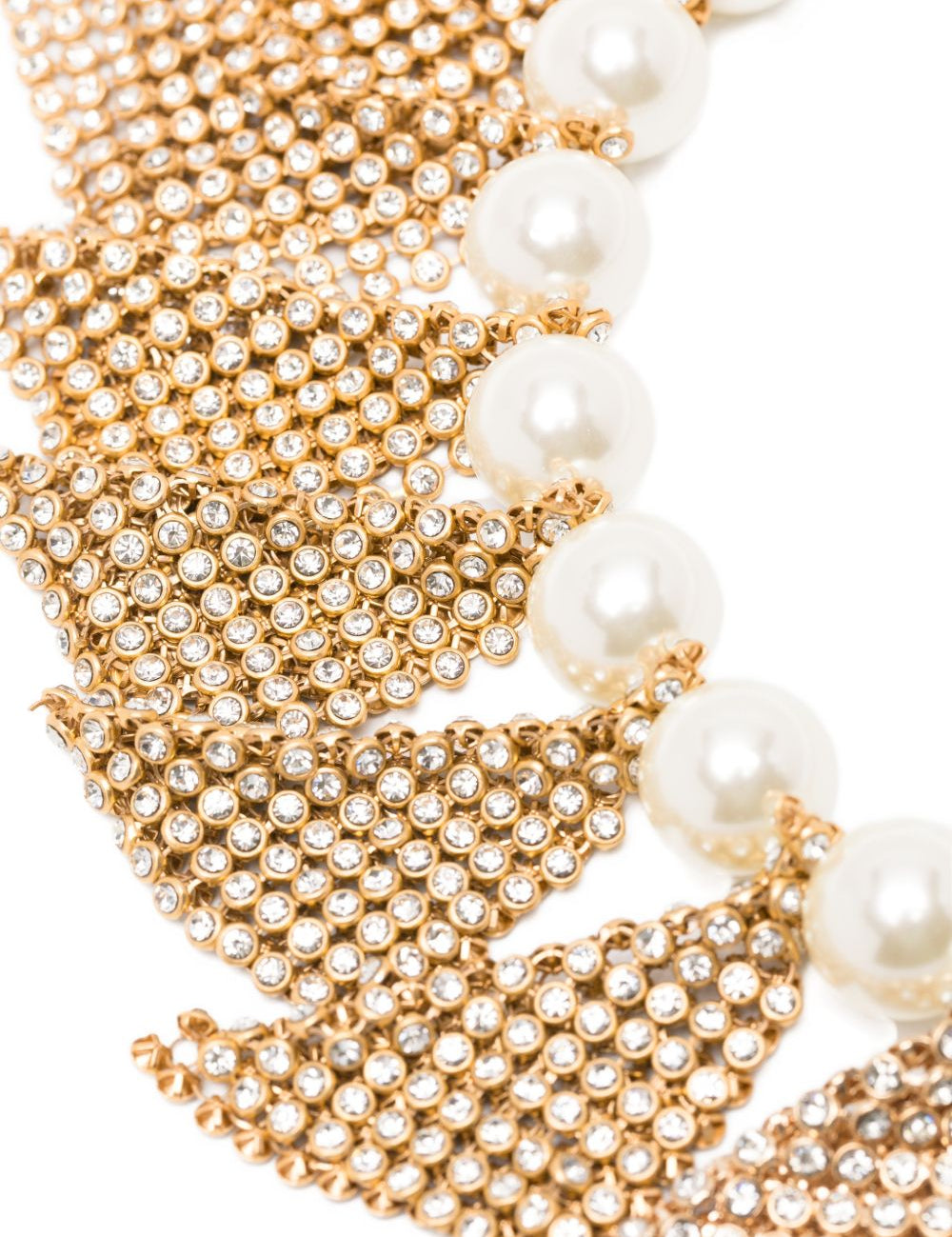 Collana frizz con perline in oro Rosantica - donna 
