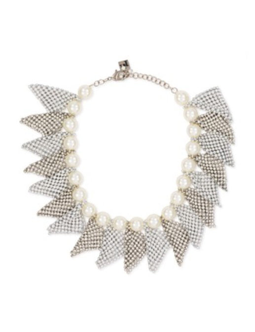 Collana frizz con perline in argento Rosantica - donna 