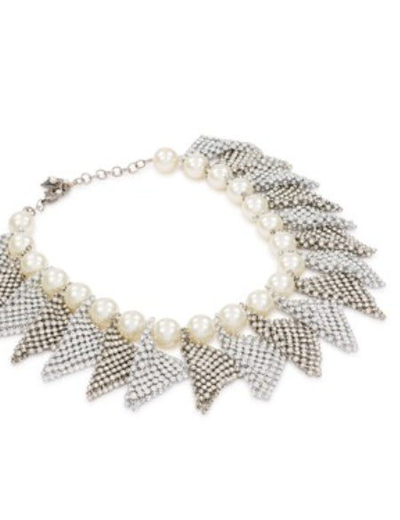Collana frizz con perline in argento Rosantica - donna 