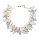 Collana frizz con perline in argento Rosantica - donna 
