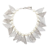 Collana frizz con perline in argento Rosantica - donna 