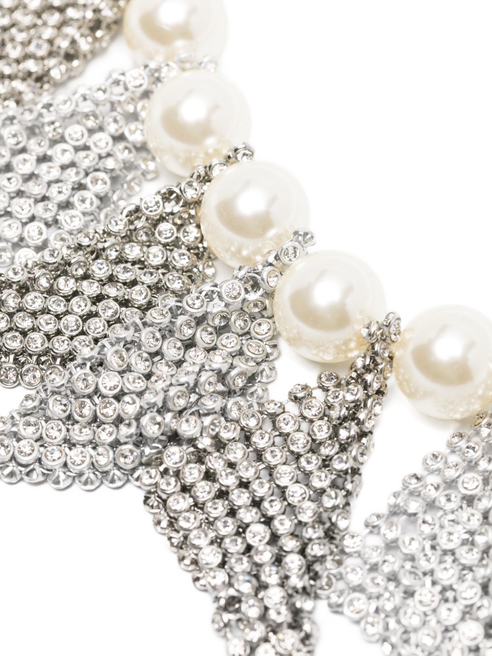Collana frizz con perline in argento Rosantica - donna 