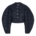 Giacca con paillettes in blu Rotate - donna 