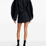 Giacca con paillettes in blu Rotate - donna 