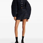 Giacca con paillettes in blu Rotate - donna 