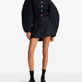 Giacca con paillettes in blu Rotate - donna 