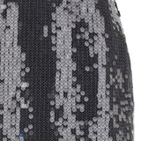 Gonna midi in paillettes in nero Rotate - donna 