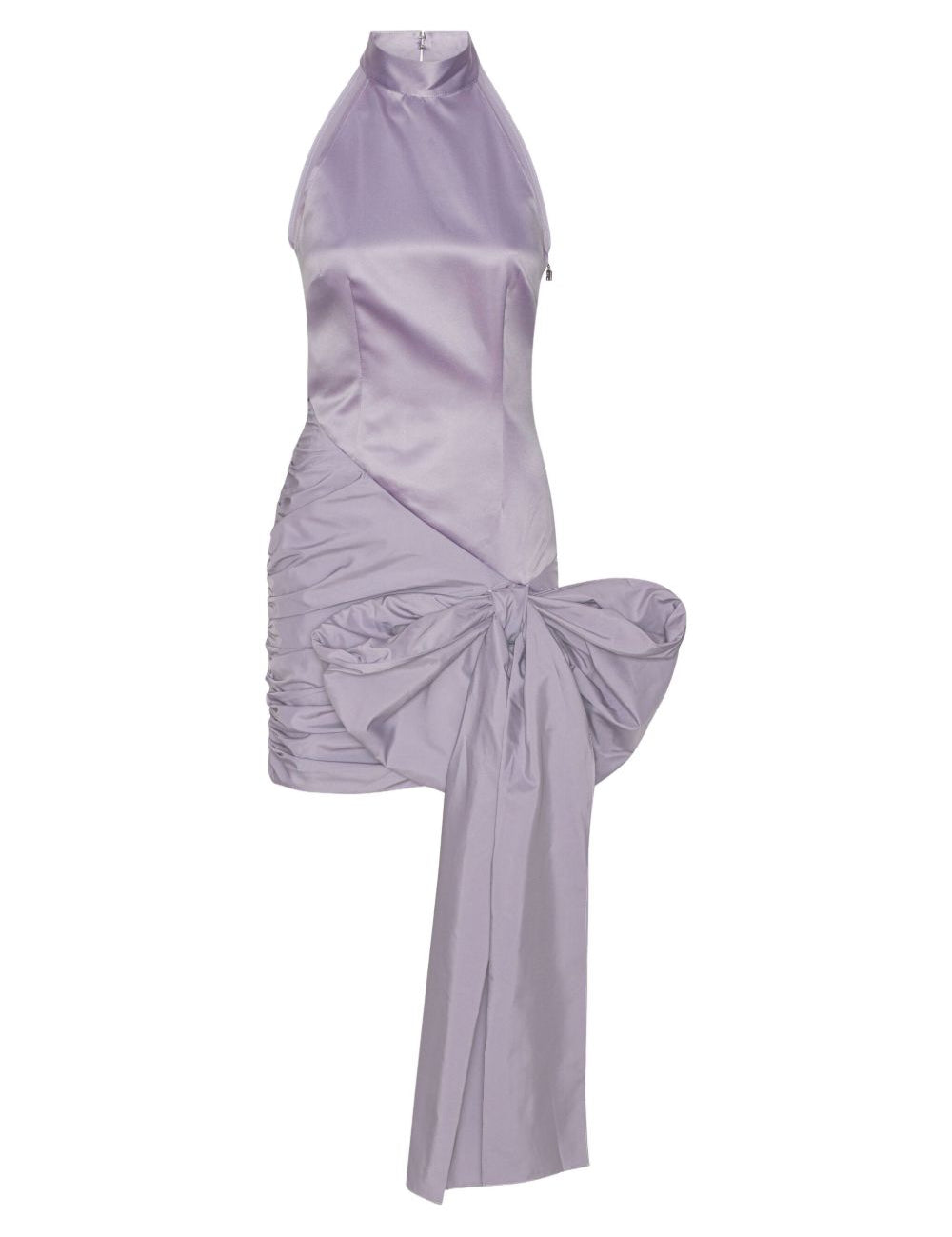 Abito corto con fiocco in viola Rotate - donna 