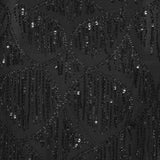 Abito tubino midi con perline in nero Rotate - donna 