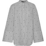 Camicia a righe in bianco ROTATE - donna 