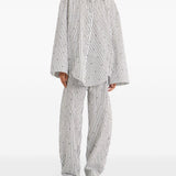 Camicia a righe in bianco ROTATE - donna 