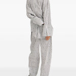 Camicia a righe in bianco ROTATE - donna 