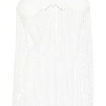 Abito corto a maniche lunghe in bianco Rowen rose - donna 