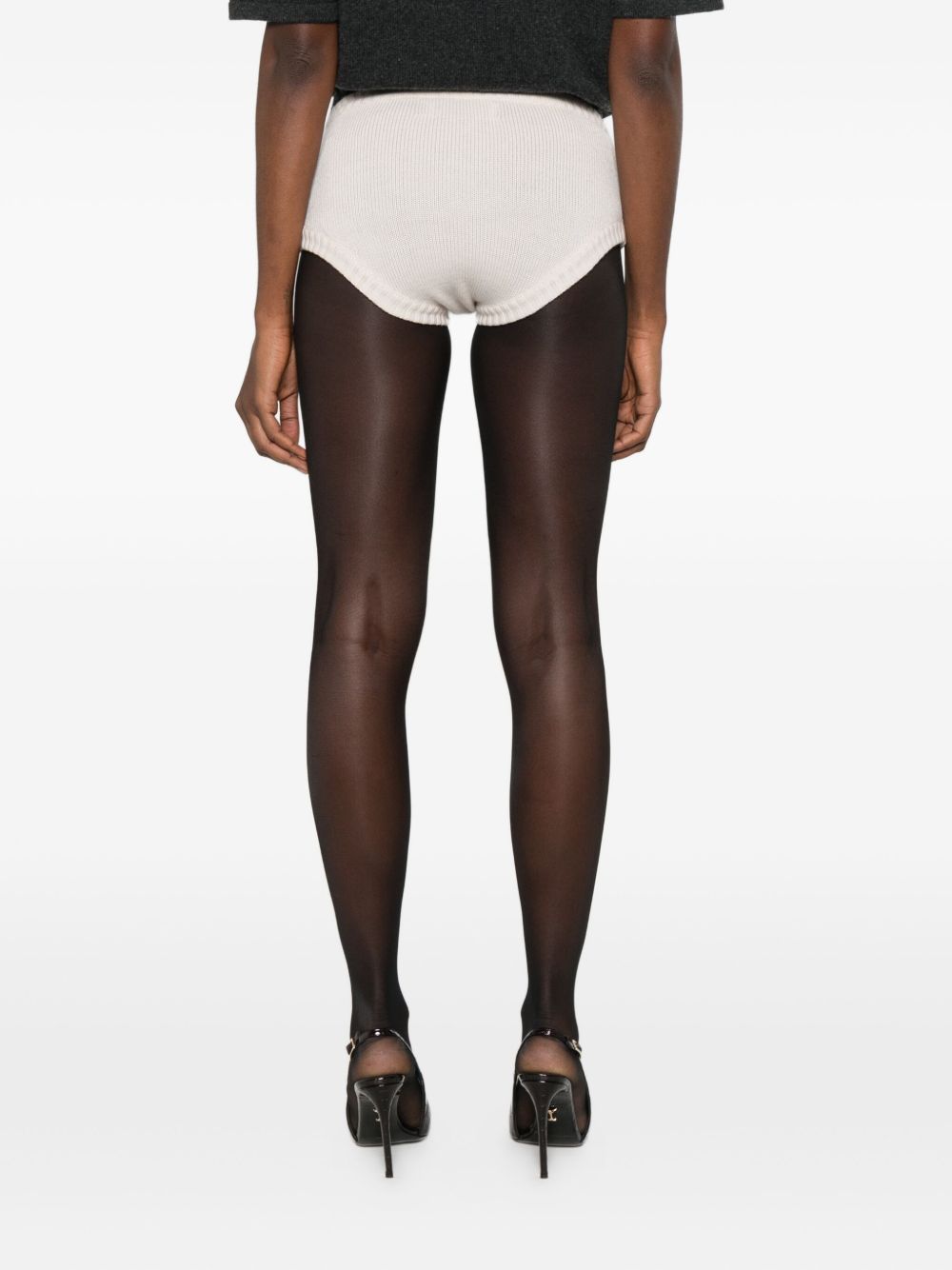 Pantaloncini in maglia in bianco Rowen rose - donna 