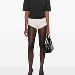Pantaloncini in maglia in bianco Rowen rose - donna 