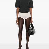 Pantaloncini in maglia in bianco Rowen rose - donna 