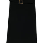 Gonna midi con fibbia in nero Rowen rose - donna 