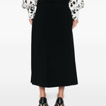 Gonna midi con fibbia in nero Rowen rose - donna 
