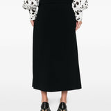 Gonna midi con fibbia in nero Rowen rose - donna 