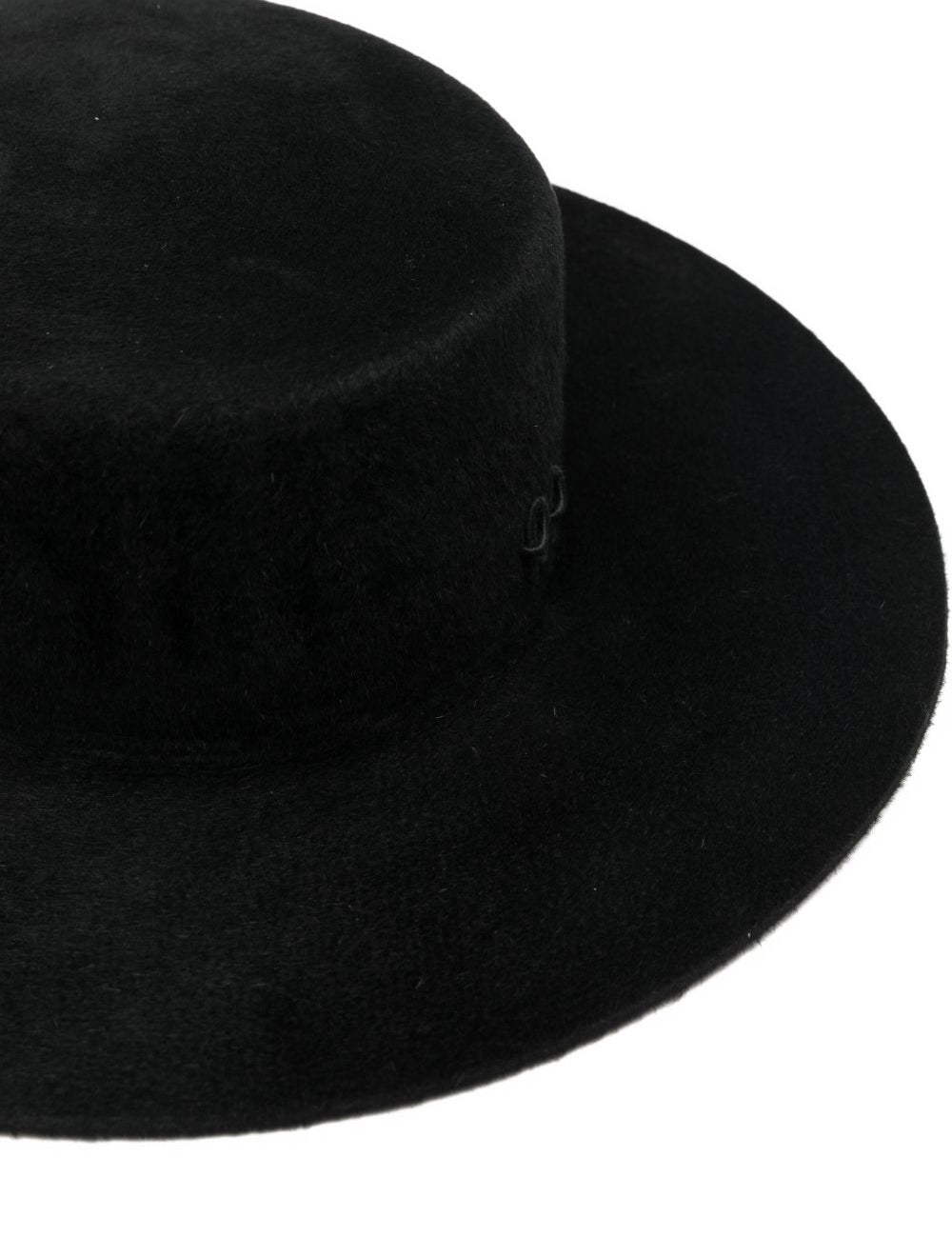 Cappello canotier con doppia catena in nero Ruslan Baginskiy - donna 