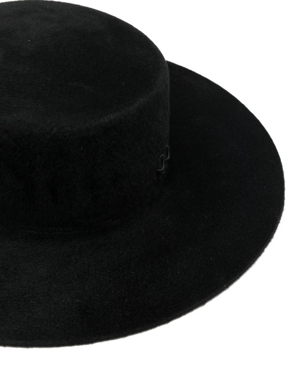Cappello canotier con doppia catena in nero Ruslan Baginskiy - donna 