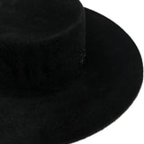 Cappello canotier con doppia catena in nero Ruslan Baginskiy - donna 