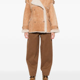 Cappotto corto doppiopetto in marrone Salvatore Santoro - donna 