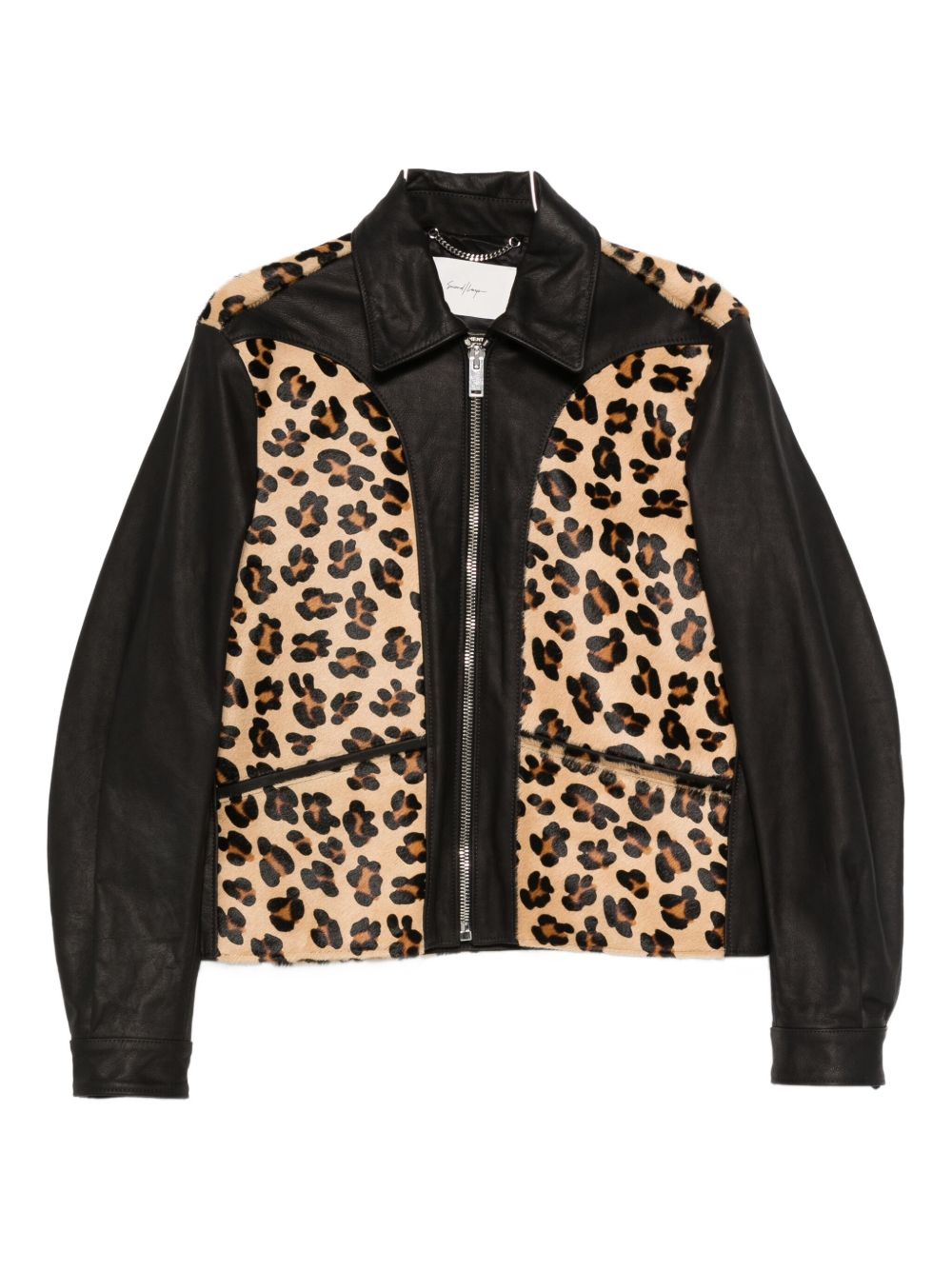 Giacca con pannello leopardato phreak  Second layer - uomo 