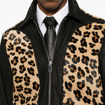 Giacca con pannello leopardato phreak  Second layer - uomo 